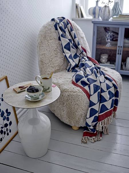 Beistelltisch Lecco Marmor Beige Dekor / Kaschmir