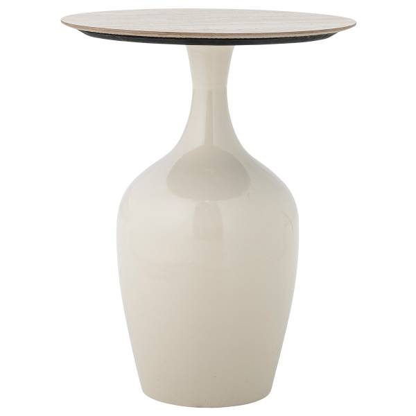 Beistelltisch Lecco Marmor Beige Dekor / Kaschmir