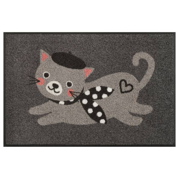 Fuß- & Sauberlaufmatte Madame Minou Polyamid - Grau