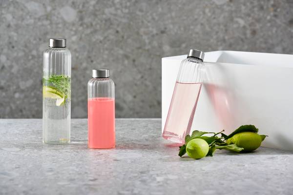 Trinkflasche Everline Glas - Höhe: 20 cm