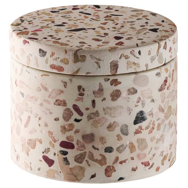 Dose Terrazzo 2er-Set Beton