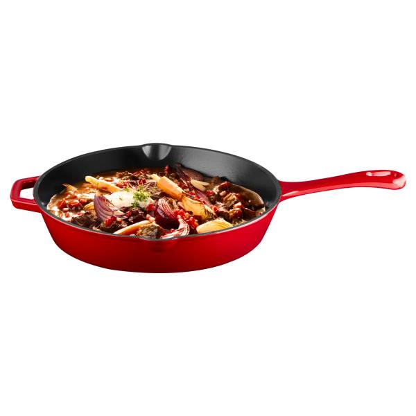 Pfanne 5 Stars Gusseisen - Rot
