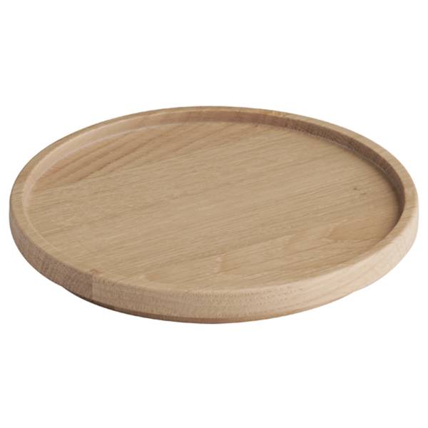 Bord The Grid eik massief eikenhout - Diameter: 14 cm