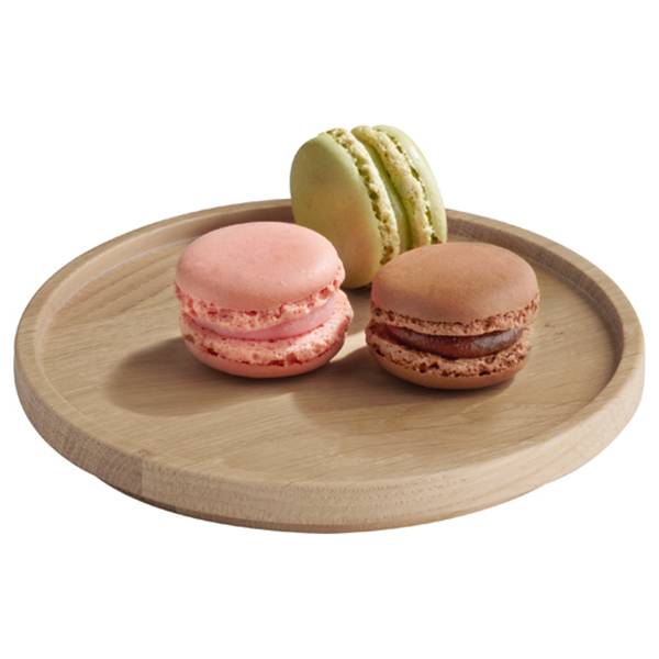 Bord The Grid eik massief eikenhout - Diameter: 14 cm
