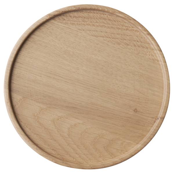 Bord The Grid eik massief eikenhout - Diameter: 14 cm