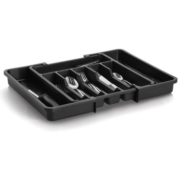 Besteckkasten Robri Polypropylen - Schwarz