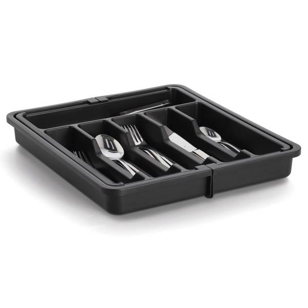 Besteckkasten Robri Polypropylen - Schwarz