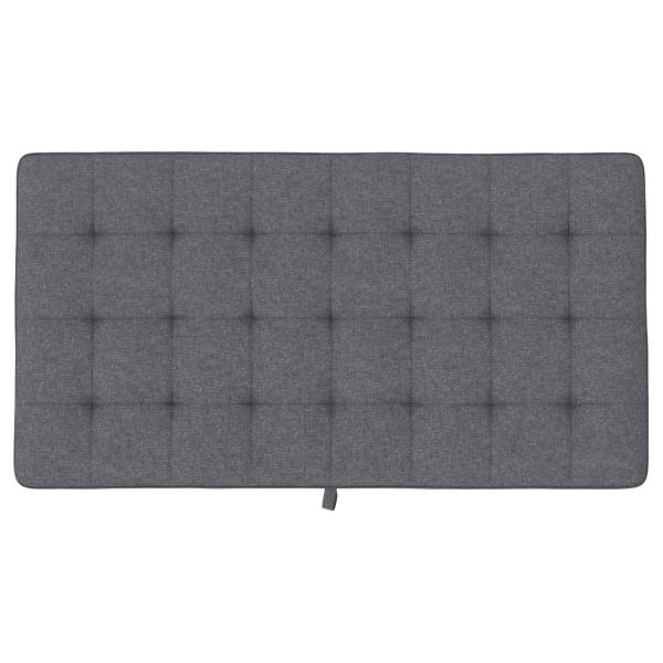 Polsterhocker Yalapa mit Stauraum Grau - Webstoff
