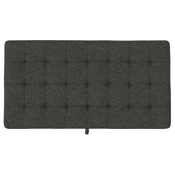 Polsterhocker Yalapa mit Stauraum Anthrazit - Webstoff
