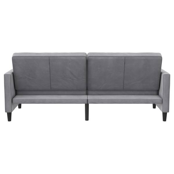 Schlafsofa Yalapa Hellgrau - Samt