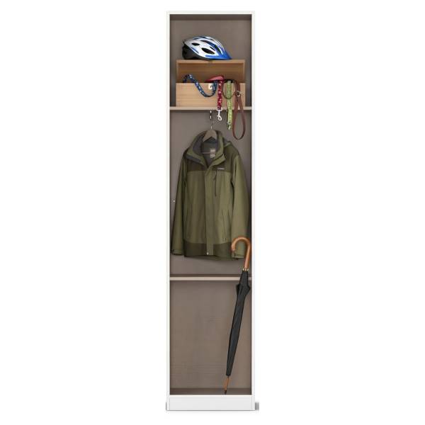 Garderobenschrank Avena Alpinweiß - Breite: 47 cm