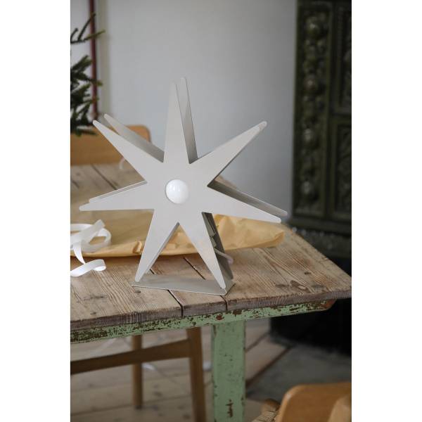 Dekoobjekt Origo Star Eisen - Grau