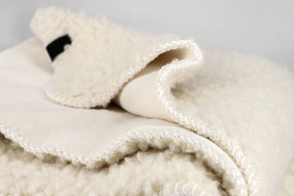 Plaid Teddy Polyester - Creme