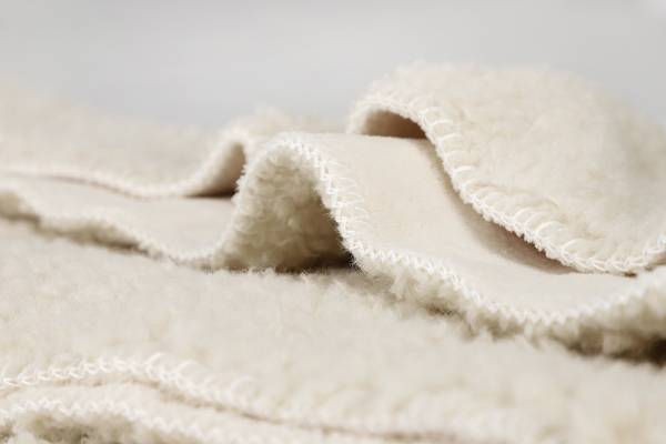 Plaid Teddy Polyester - Creme