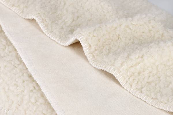 Plaid Teddy Polyester - Creme