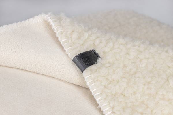 Plaid Teddy Polyester - Creme