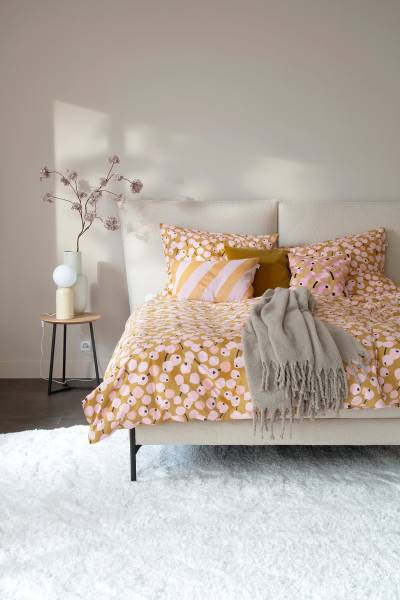 Renforcé-Bettwäsche Juicy-B Baumwollstoff - 135 x 200 cm + Kissen 80 x 80 cm