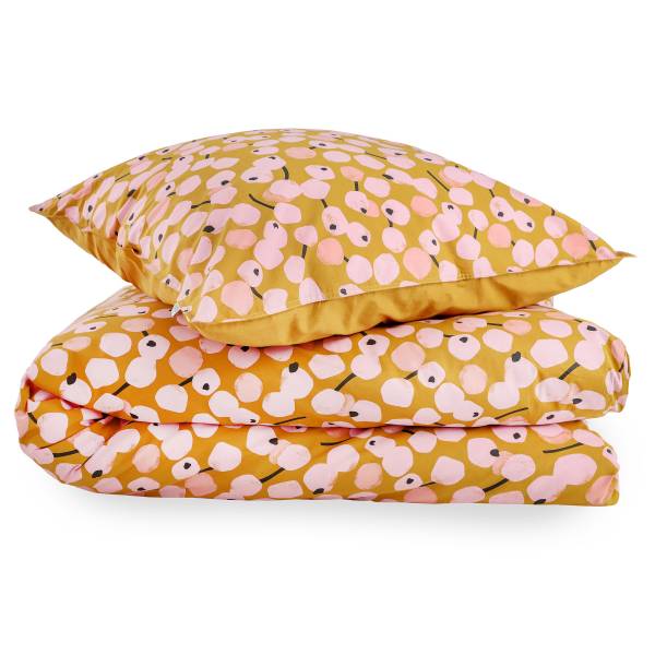 Renforcé-Bettwäsche Juicy-B Baumwollstoff - 135 x 200 cm + Kissen 80 x 80 cm