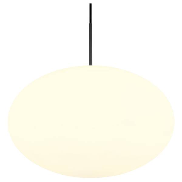 Pendelleuchte Fomento Eisen / satiniertes Glas - 1-flammig