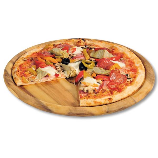 Pizzateller Darer Braun - Akazie - 32 x 2 x 32 cm