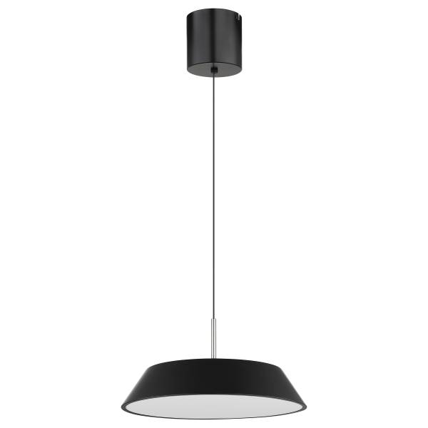 Pendelleuchte Silena Eisen / Aluminium - 1-flammig - Schwarz
