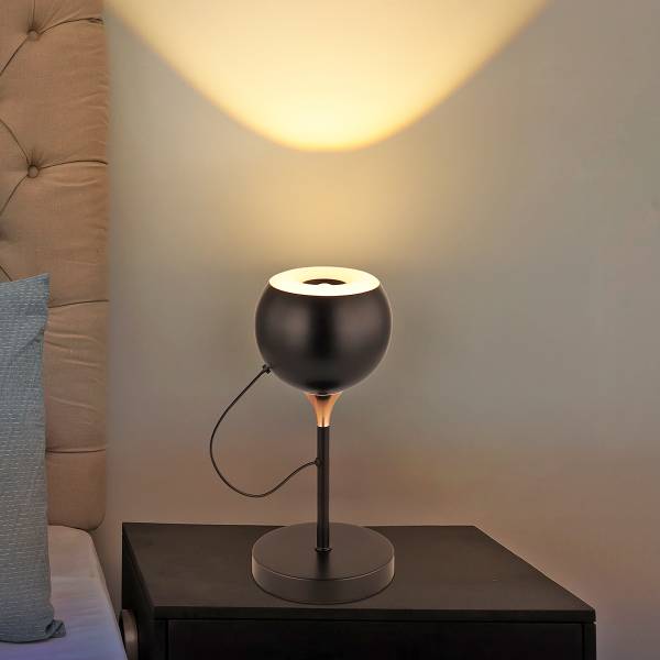 Tischleuchte Donovan Eisen / PVC - 1-flammig