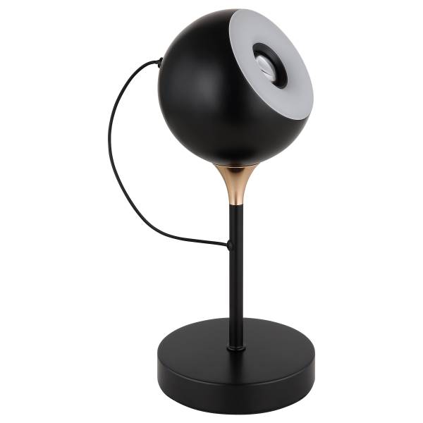 Tischleuchte Donovan Eisen / PVC - 1-flammig