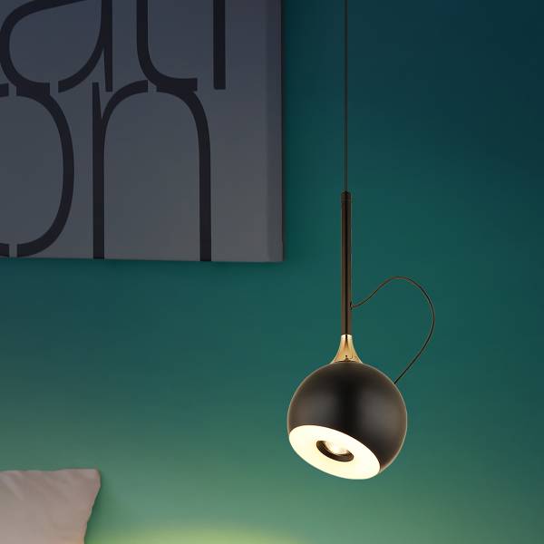 Pendelleuchte Donovan Typ A Eisen / PVC - 1-flammig