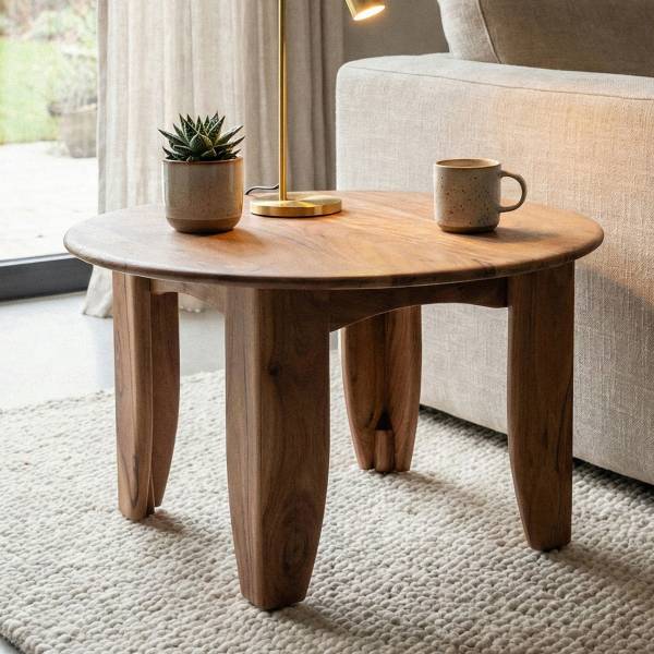 Couchtisch Gandasu Akazie