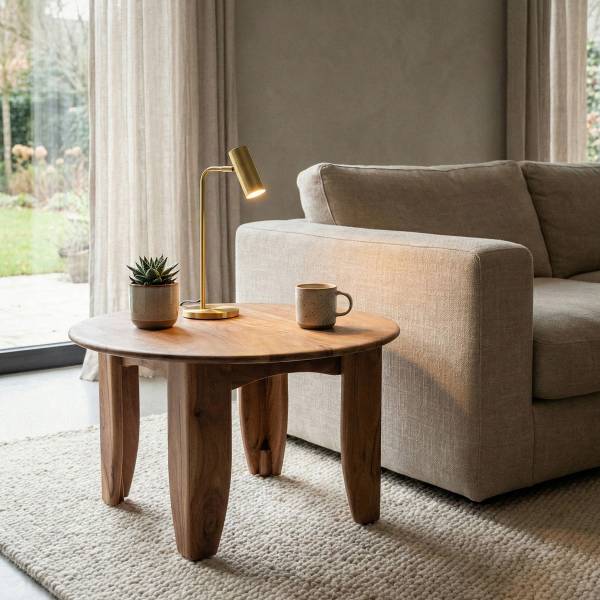 Couchtisch Gandasu Akazie