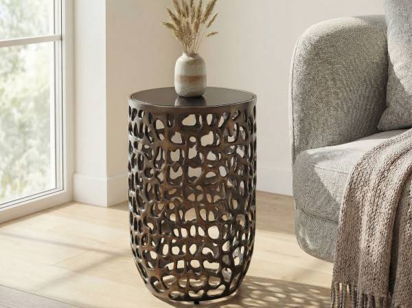 Beistelltisch Yantaja Bronze Antik