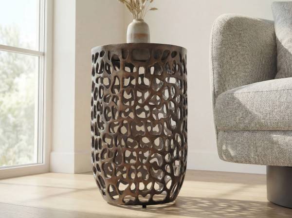 Beistelltisch Yantaja Bronze Antik