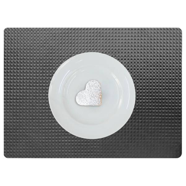 Tischset Glam Mischgewebe - Braun