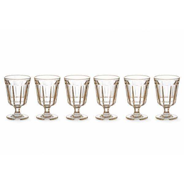 Gläser-Sets Gomos 6er-Set Glas - Durchscheinend - Höhe: 14 cm