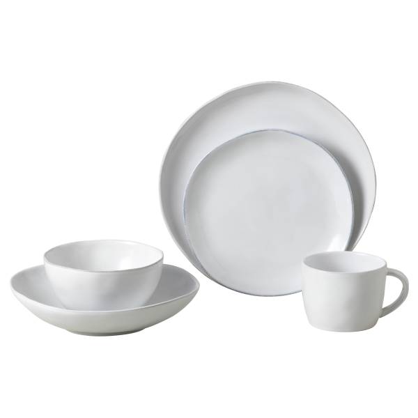 Service de table Livia 5 pièces Céramique - Blanc