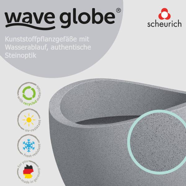 Pflanzengefäß 60/250 Polyethylen - Grau