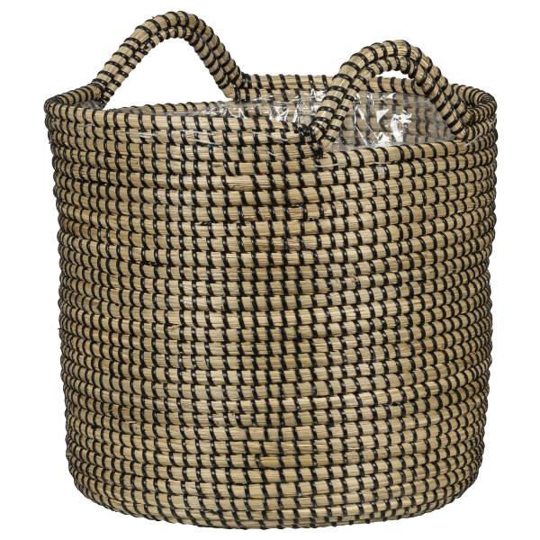 Plantenbak 32/514 zeegras - zwart