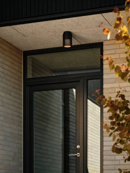Deckenleuchte Aludra Aluminium / Polycarbonat - 1-flammig - Schwarz