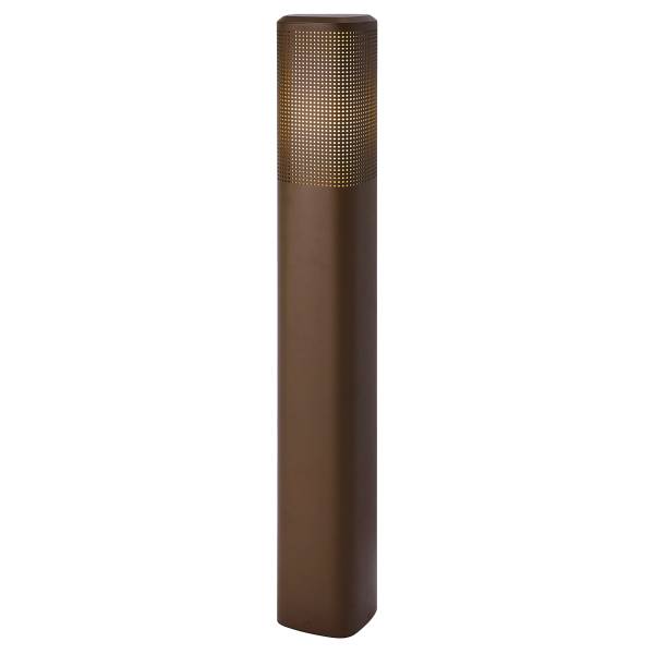 Wegeleuchte Sidara 95 Aluminium / Polycarbonat - 1-flammig - Braun