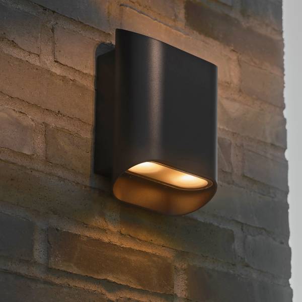 Wandleuchte Nico Aluminium / Milchglas - 4-flammig