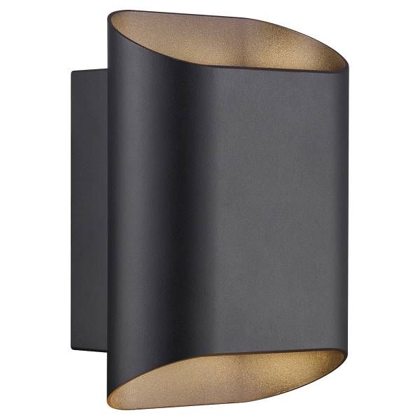 Wandleuchte Nico Aluminium / Milchglas - 4-flammig