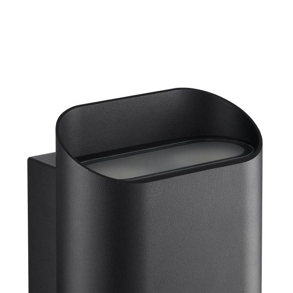 Wandleuchte Nico Aluminium / Milchglas - 4-flammig