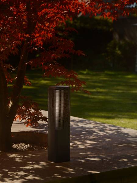 Wegeleuchte Sidara 45 Aluminium / Polycarbonat - 1-flammig - Schwarz
