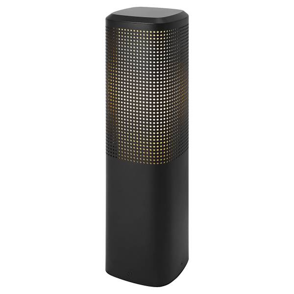 Wegeleuchte Sidara 45 Aluminium / Polycarbonat - 1-flammig - Schwarz