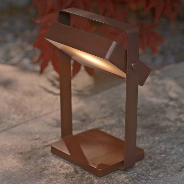 Tischleuchte Saulio Aluminium / Polycarbonat - 1-flammig