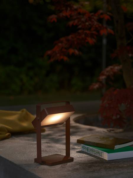 Tischleuchte Saulio Aluminium / Polycarbonat - 1-flammig
