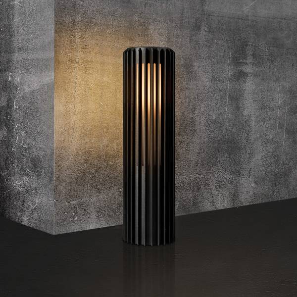 Wegeleuchte Aludra 45 Aluminium / Polycarbonat - 1-flammig - Schwarz