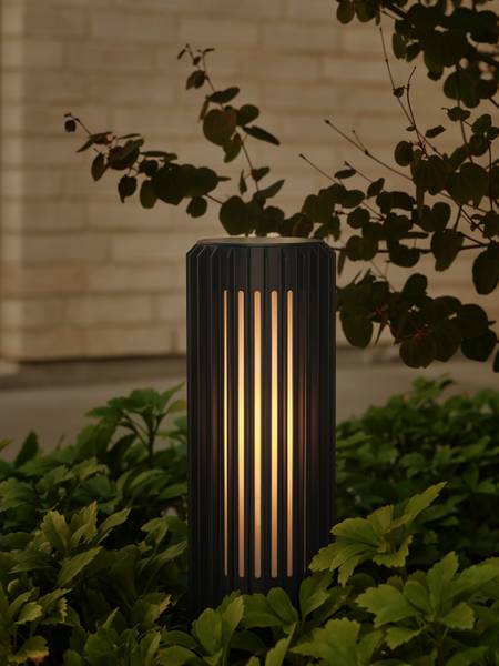 Wegeleuchte Aludra 45 Aluminium / Polycarbonat - 1-flammig - Schwarz