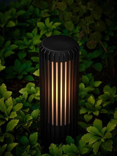 Wegeleuchte Aludra 45 Aluminium / Polycarbonat - 1-flammig - Schwarz