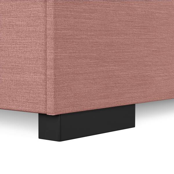 Beleuchtetes Boxbett Taggon Flachgewebe Cailin: Altrosa - 140 x 200cm - H4